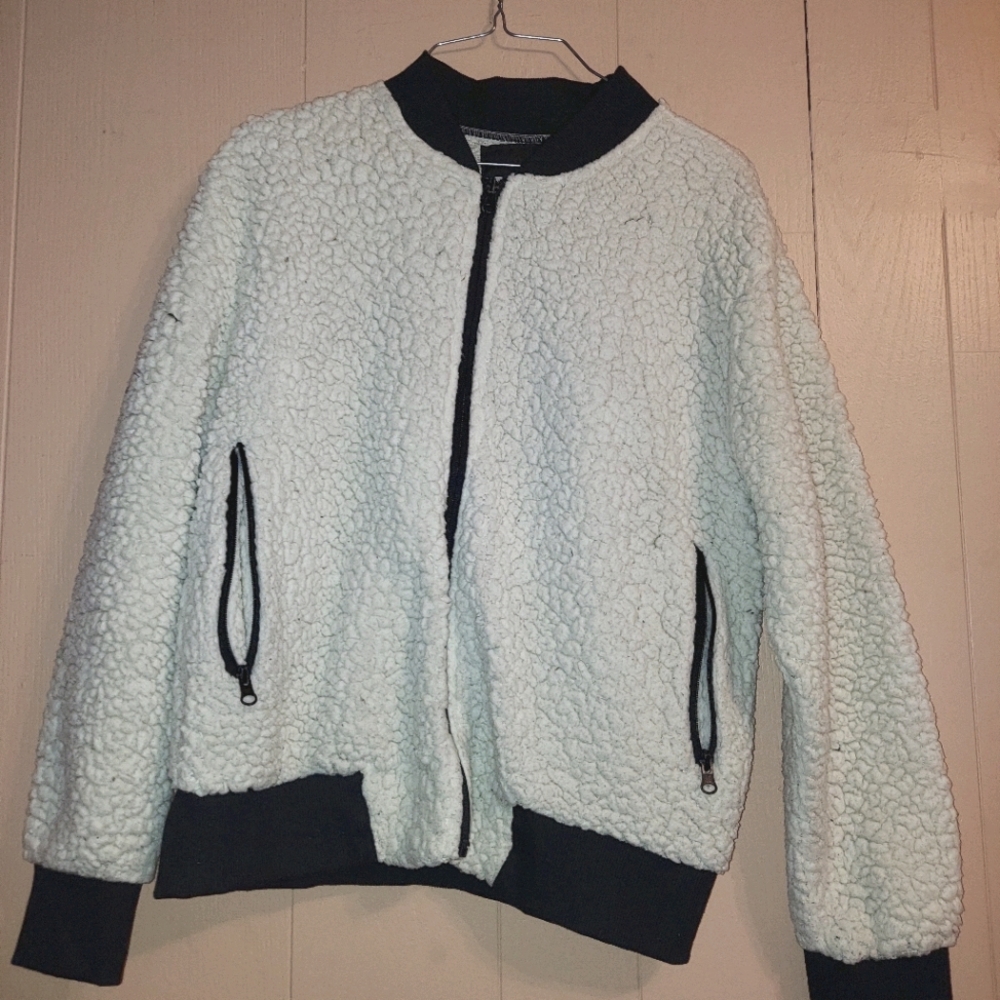 Black and white jacket